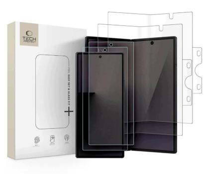 Szkło i folia ochronna Tech-Protect Easy Set Foil & Glass Fit+ 4In1 do Galaxy Z Fold 8 Ultra Cle
